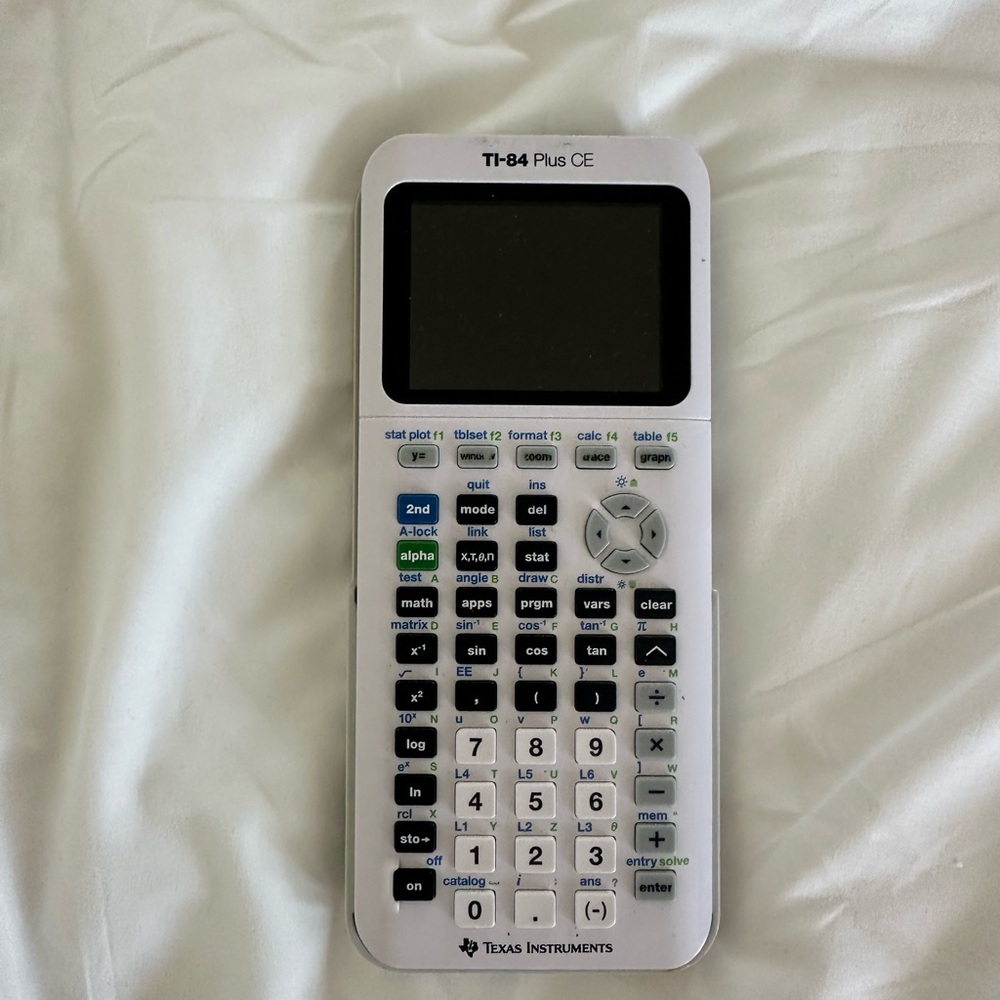 Texas Instruments TI-84 Plus CE in White